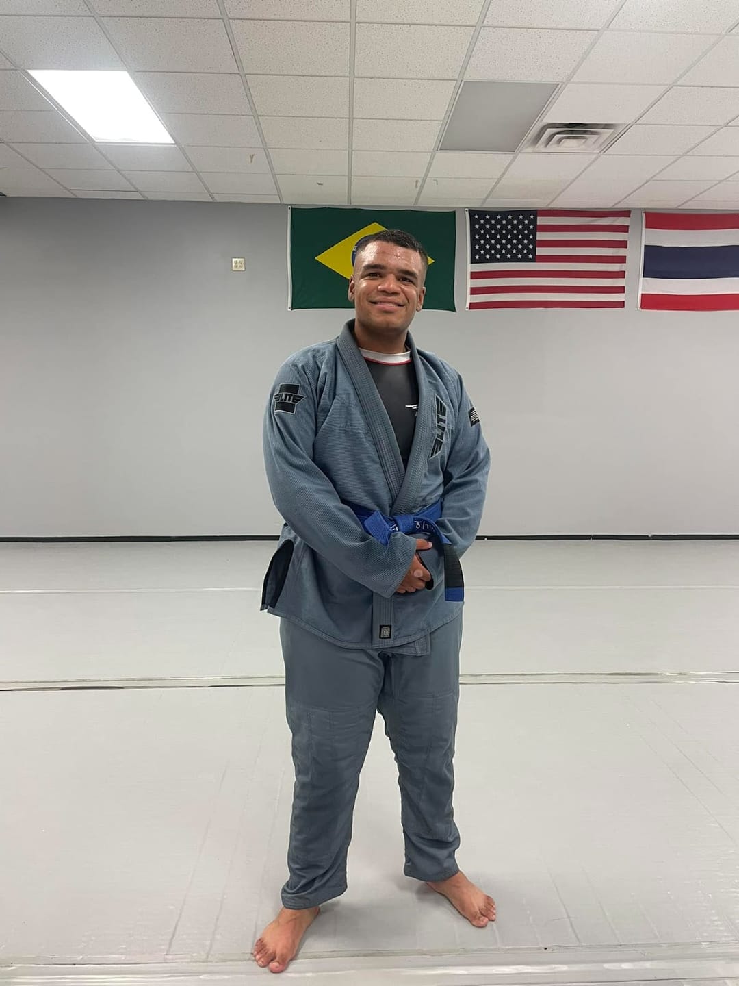 Customer photo review of Core Gray Brazilian Jiu Jitsu Mens BJJ Gi