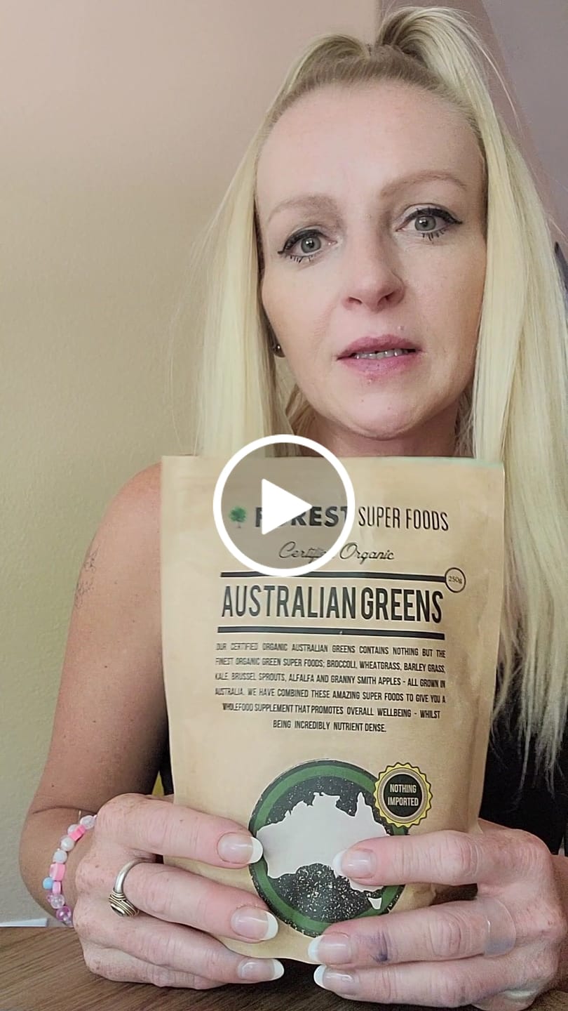 Customer video review of Australian Greens Whole Food Capsules