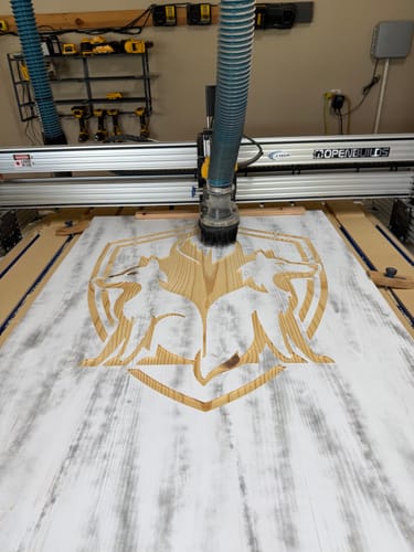 Customer photo review of 1/8'' x 3/4'' Downcut - 1/8'' Shank - DC1175