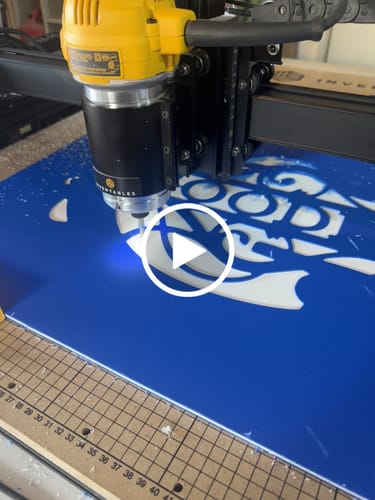 Customer video review of ColorCore HDPE Plastic - Premium Multi-Layer Engravable Sheets