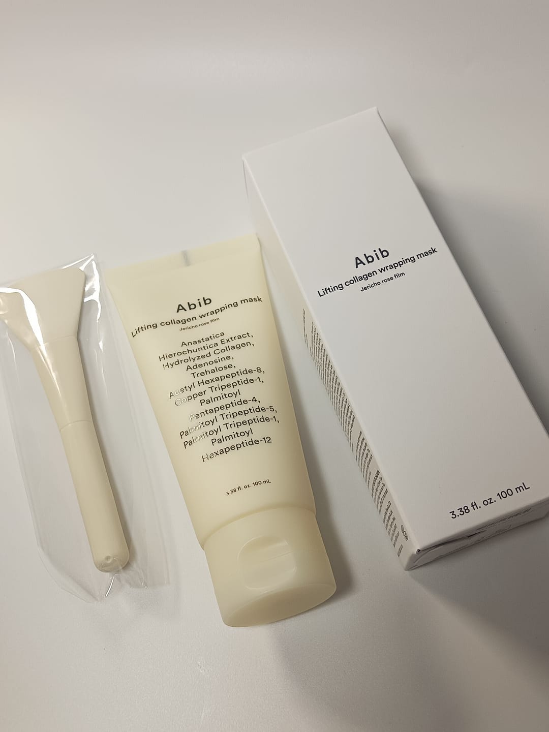 Customer photo review of Lifting collagen wrapping mask Jericho rose film