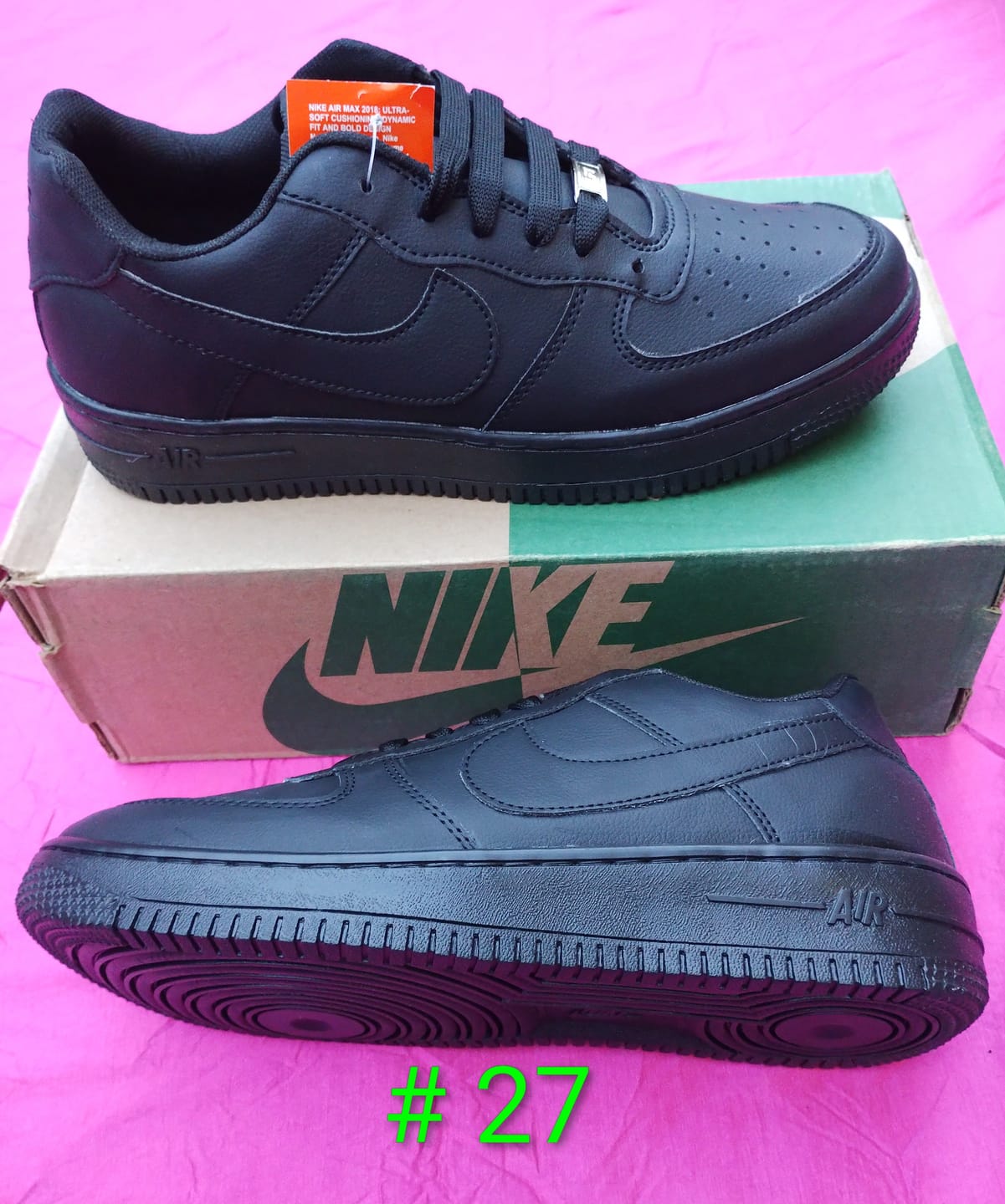 Customer photo review of Tenis 270 Negro Total