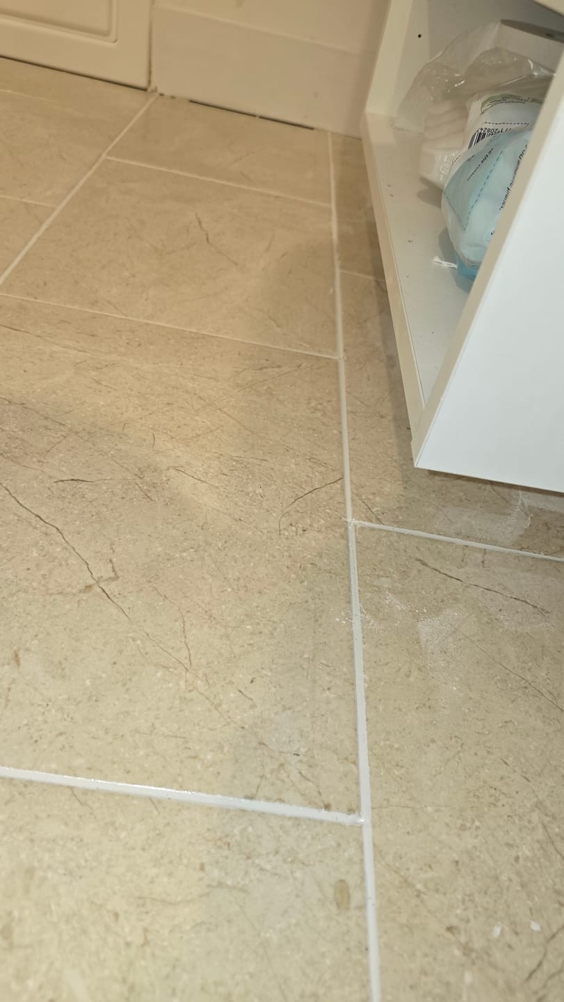 Customer photo review of Gopoxy Poly Grout (White)