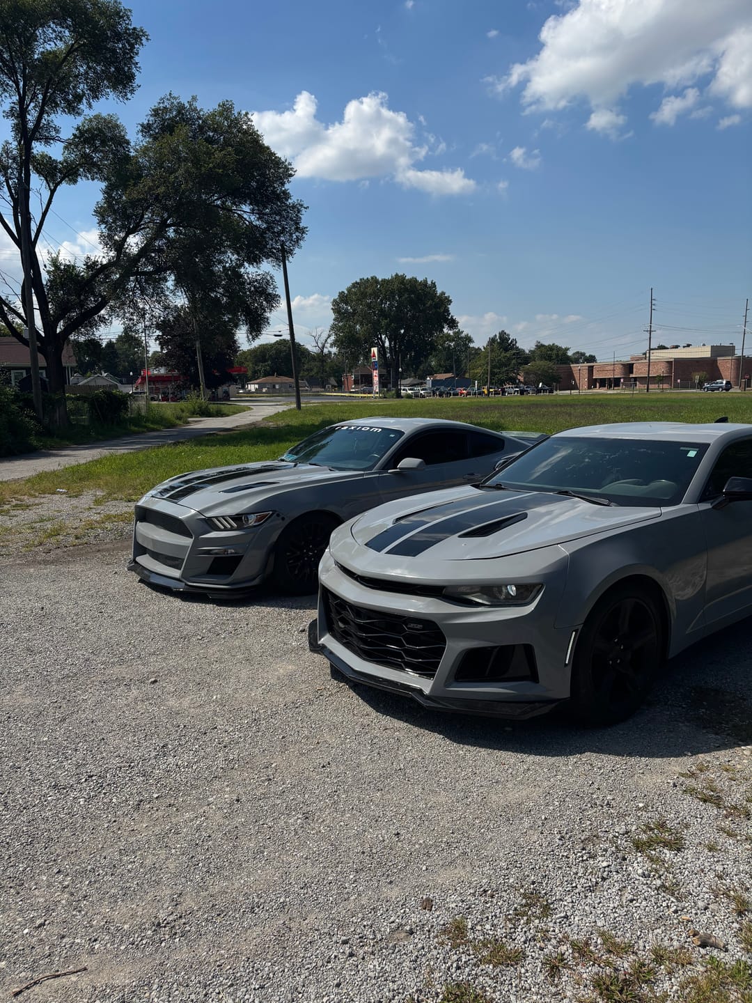 Customer photo review of 2016-2018 Chevy Camaro ZL1 Front Bumper Conversion 7pcs Ful Kit Flat BLK
