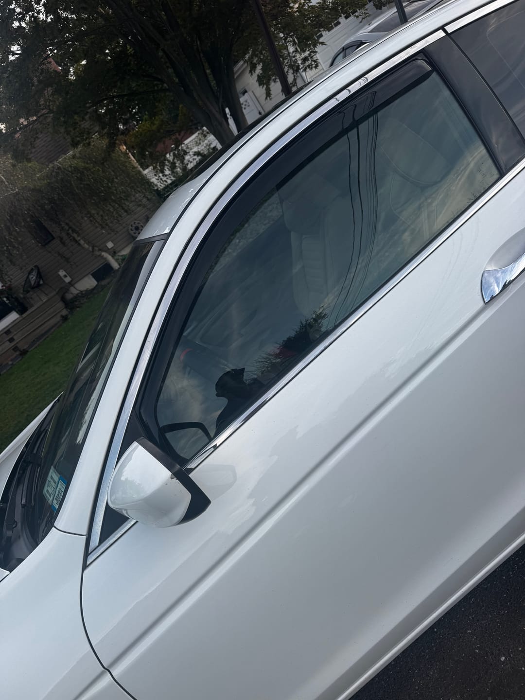 Customer photo review of 2008-12 Honda Accord Coupe Window Visors Wind Deflectors Rain Guards