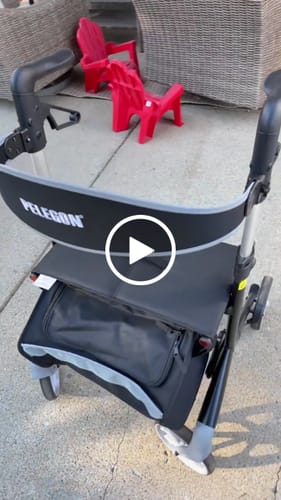 Customer video review of Pelegon Rollator Walker