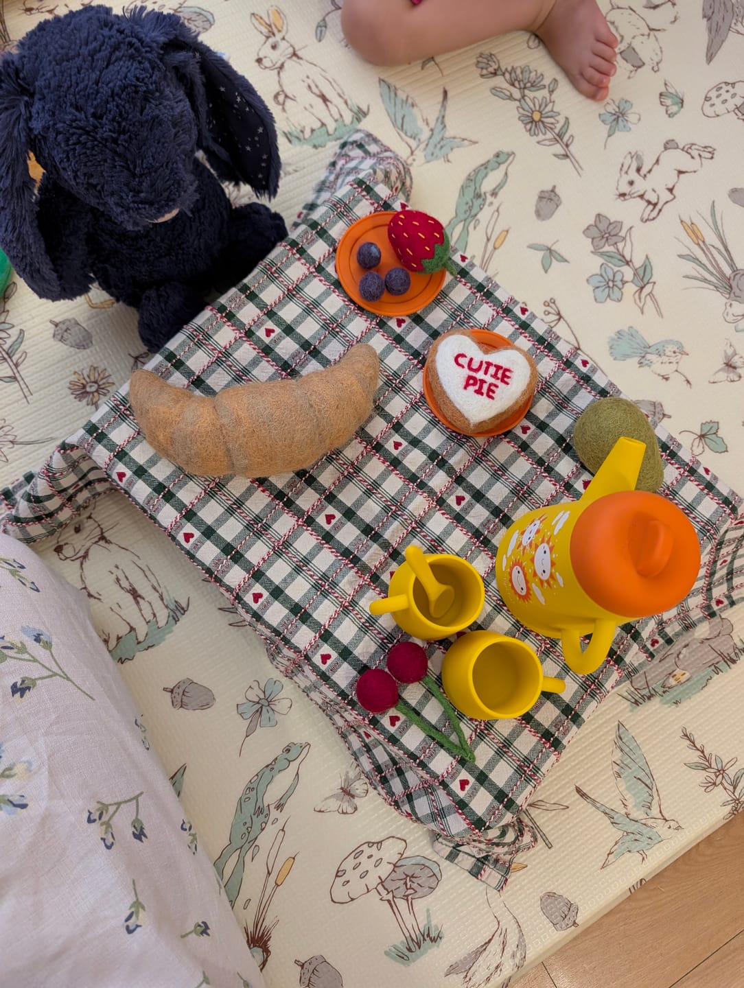 Customer photo review of Felt Vegetables and Fruits - Pick and Choose