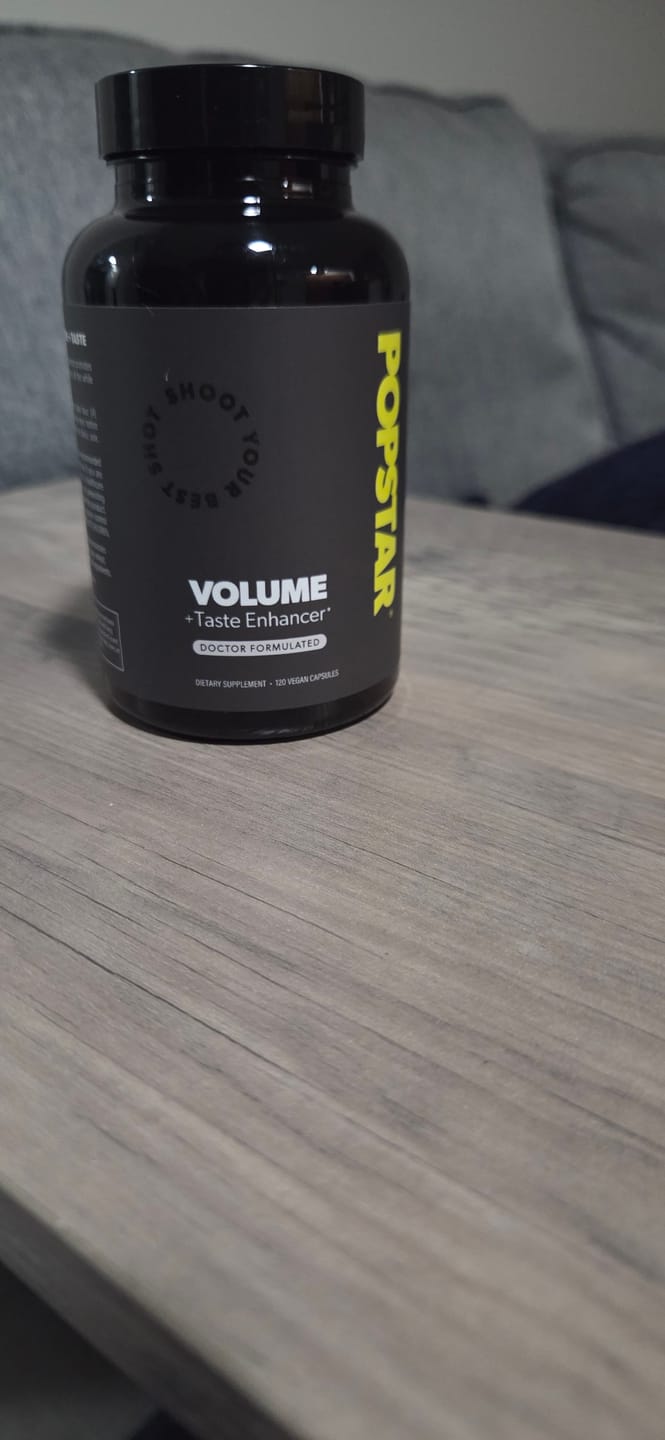 Customer photo review of Popstar Volume + Taste | 1 Month