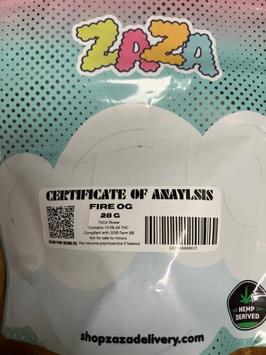 Customer photo review of Fire OG - 28 Grams - Indica