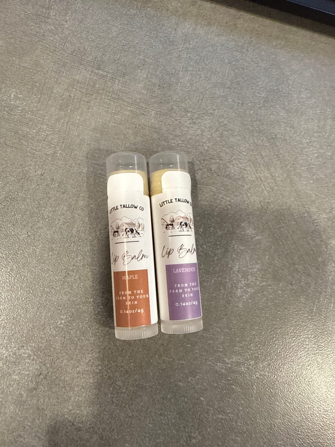 Customer photo review of Mini Tallow Lip Balm