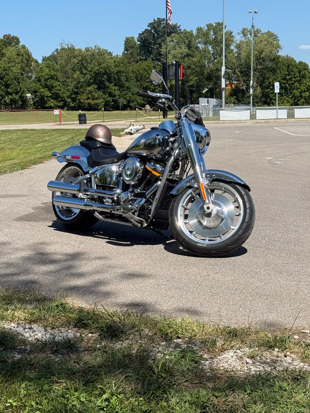 Customer photo review of World's Smallest & Lightest DOT Open Face Polo Helmet - Rust
