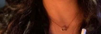Customer photo review of Linked Circles Harmony Necklace