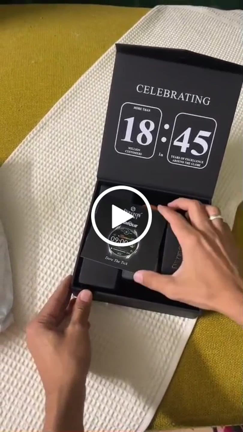 Customer video review of Torque Chain Smartwatch