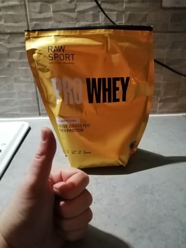 Customer photo review of Grass Fed Whey Protein Powder Pro
