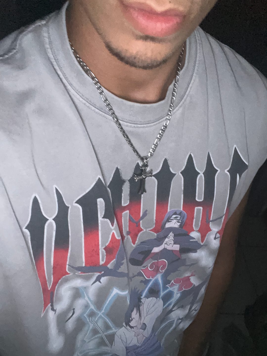 Customer photo review of Itachi muscle tee