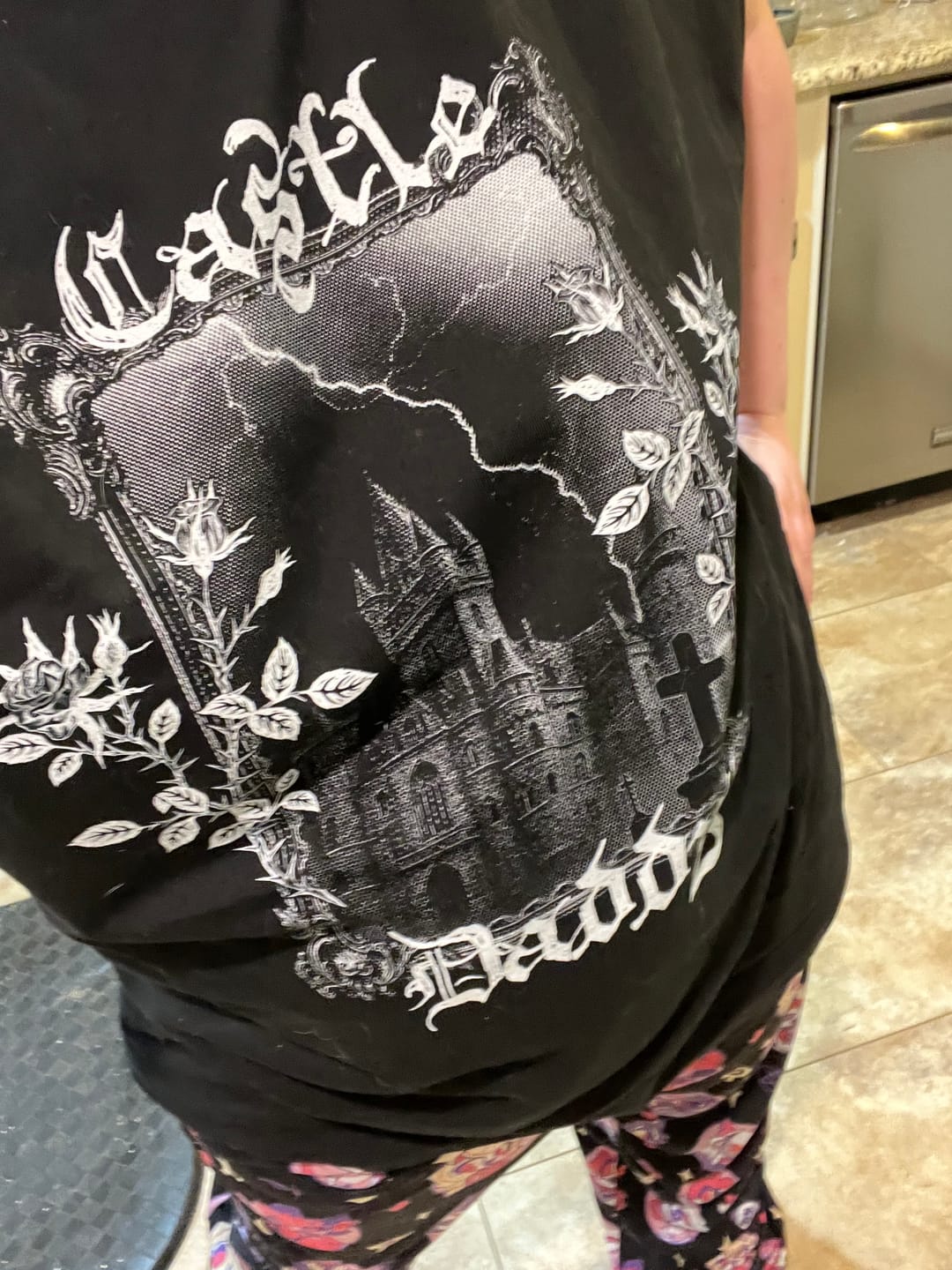 Customer photo review of Castle Daddy Oversized Tee