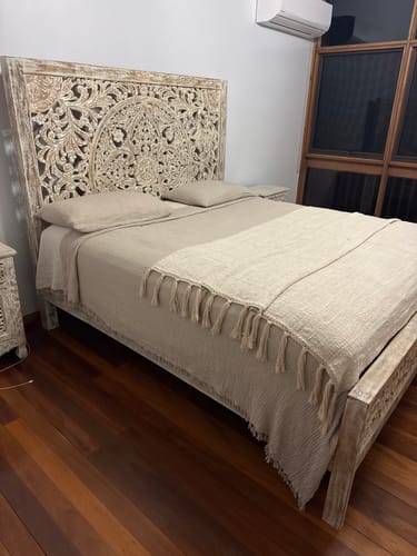 Customer photo review of Serenity Soft Muslin Quilt - Beige