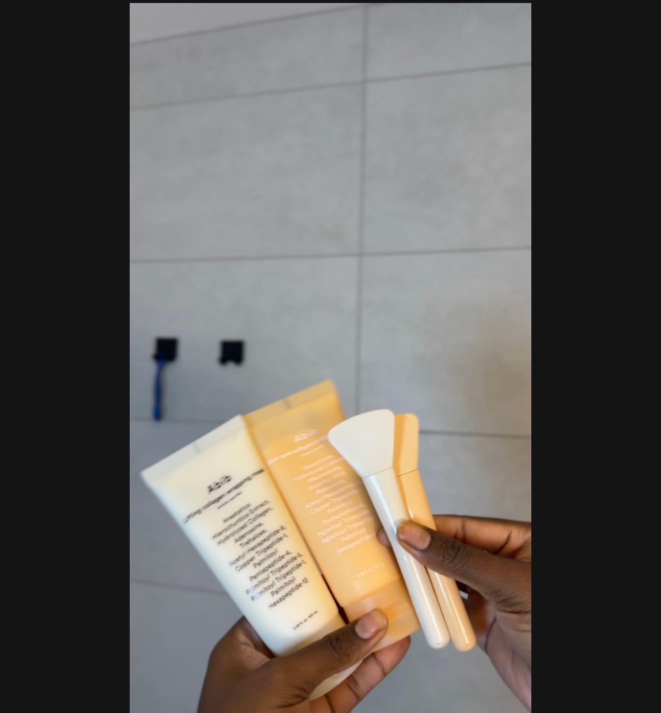 Customer photo review of Lifting collagen wrapping mask Jericho rose film