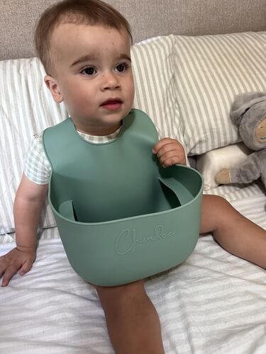 Customer photo review of Green Chundee Bib