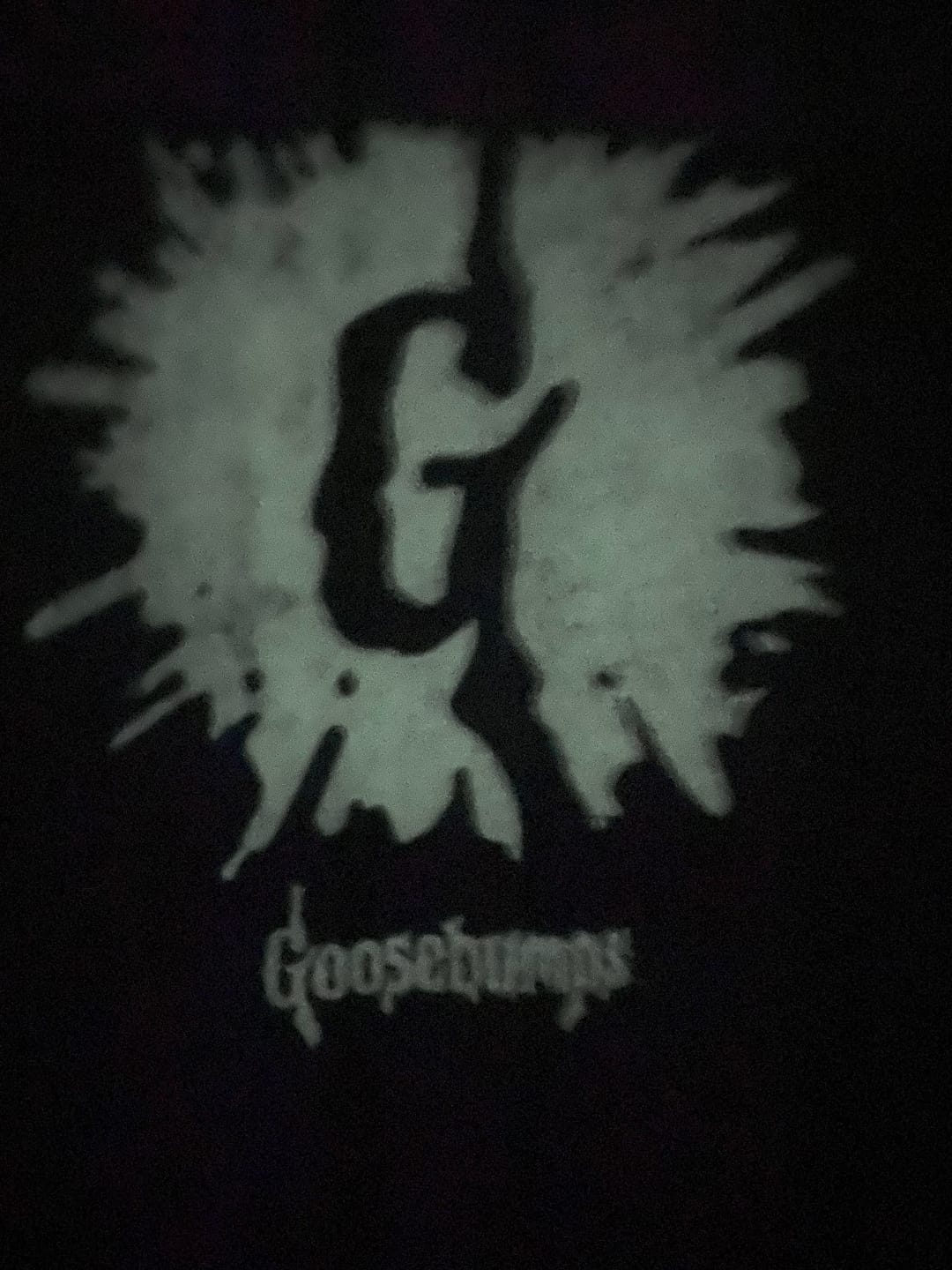 Customer photo review of GOOSEBUMPS: 1992 - T-SHIRT (GLOW IN THE DARK)