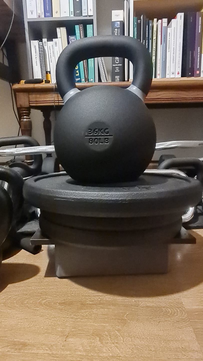 Customer photo review of Kettlebell Premium 4 a 36 kg IRONSIDE