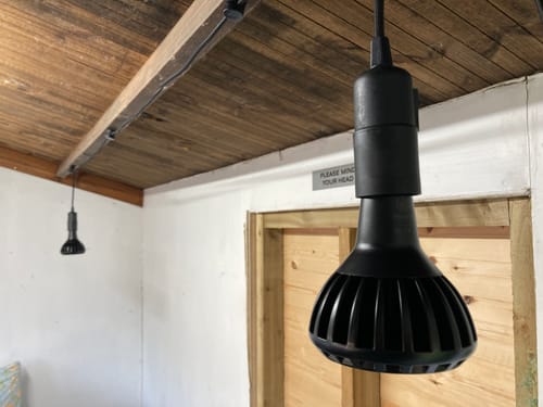 Customer photo review of Enna Plug-in Ceiling Pendant with 5m Textile Cable and Ceiling hook