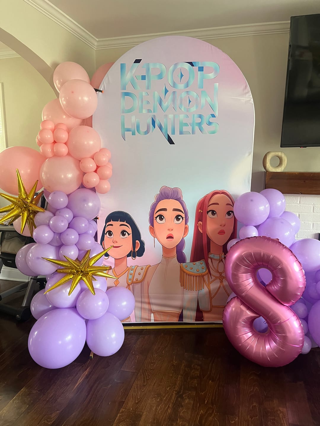 Customer photo review of Custom Arch Backdrop Wall Cloth Cover For  Birthday Baby Shower Bridal Anniversary  Party
