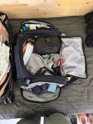 Customer photo review of Blast Travel Backpack