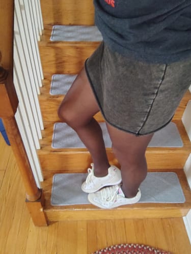 Customer photo review of PLAY -  FREE HUGGING SEAMLESS TIGHTS - SHEER