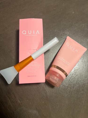 Customer photo review of Collagen Night Wrapping Mask