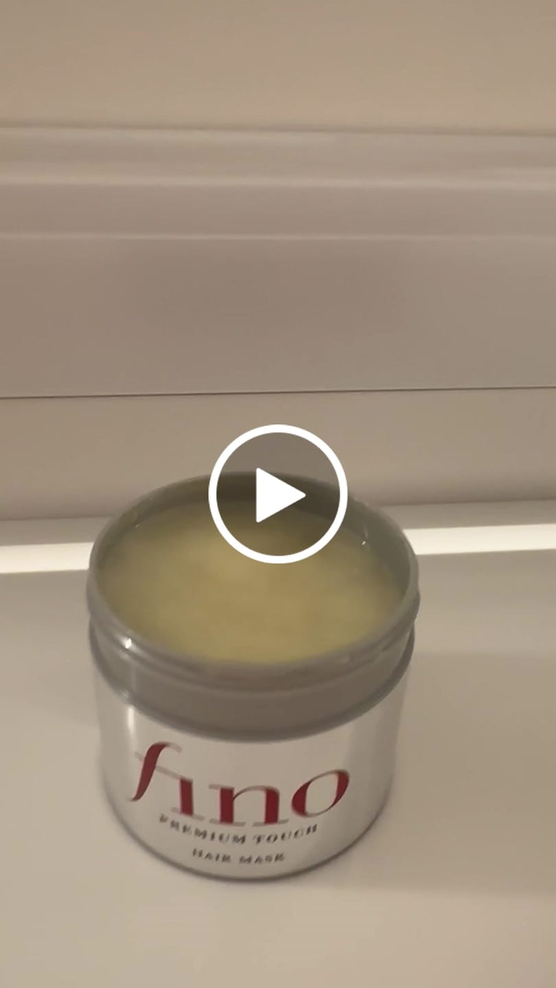 Customer video review of Shiseido Fino Hair Mask Treatment 230g