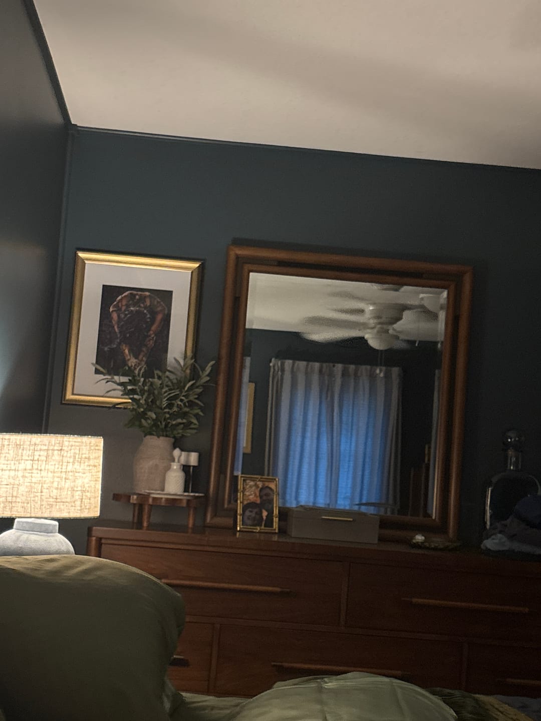 Customer photo review of The Art of Surrender - Teal Background