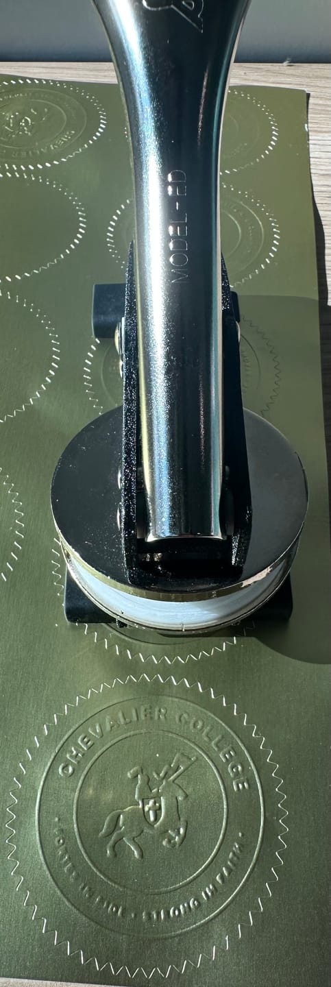 Customer photo review of Paper Embosser