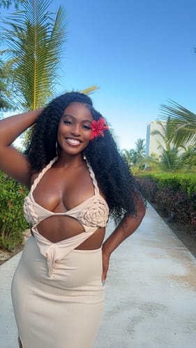 Customer photo review of Paradise Rope Dress (Brown)