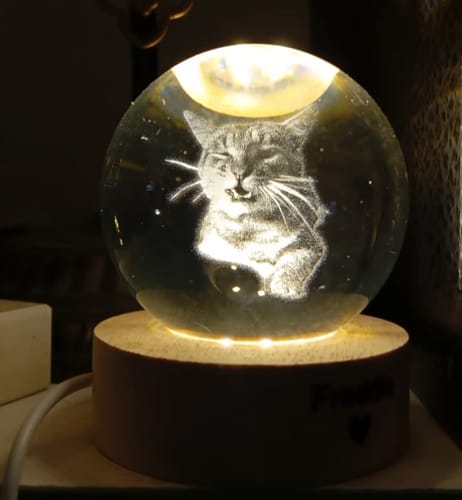 Customer photo review of Esfera de Cristal