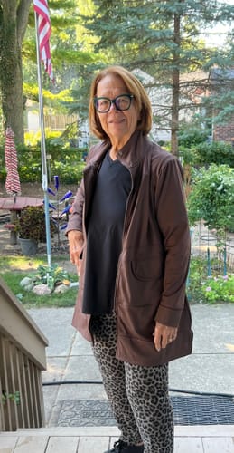 Customer photo review of Sedona Long Jacket (Clearance)