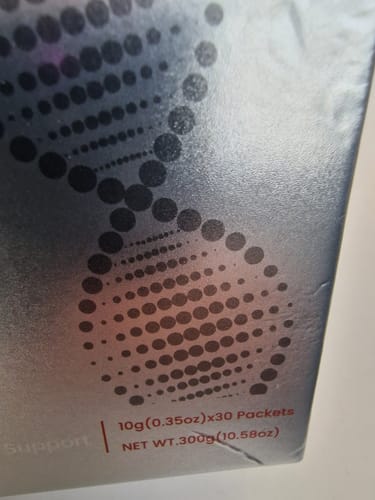 Customer photo review of NAD+ Berry Flavor Drink Mix