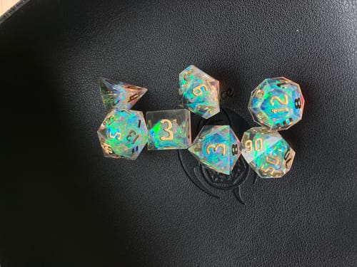 Customer photo review of Spacebreaker green shimmer