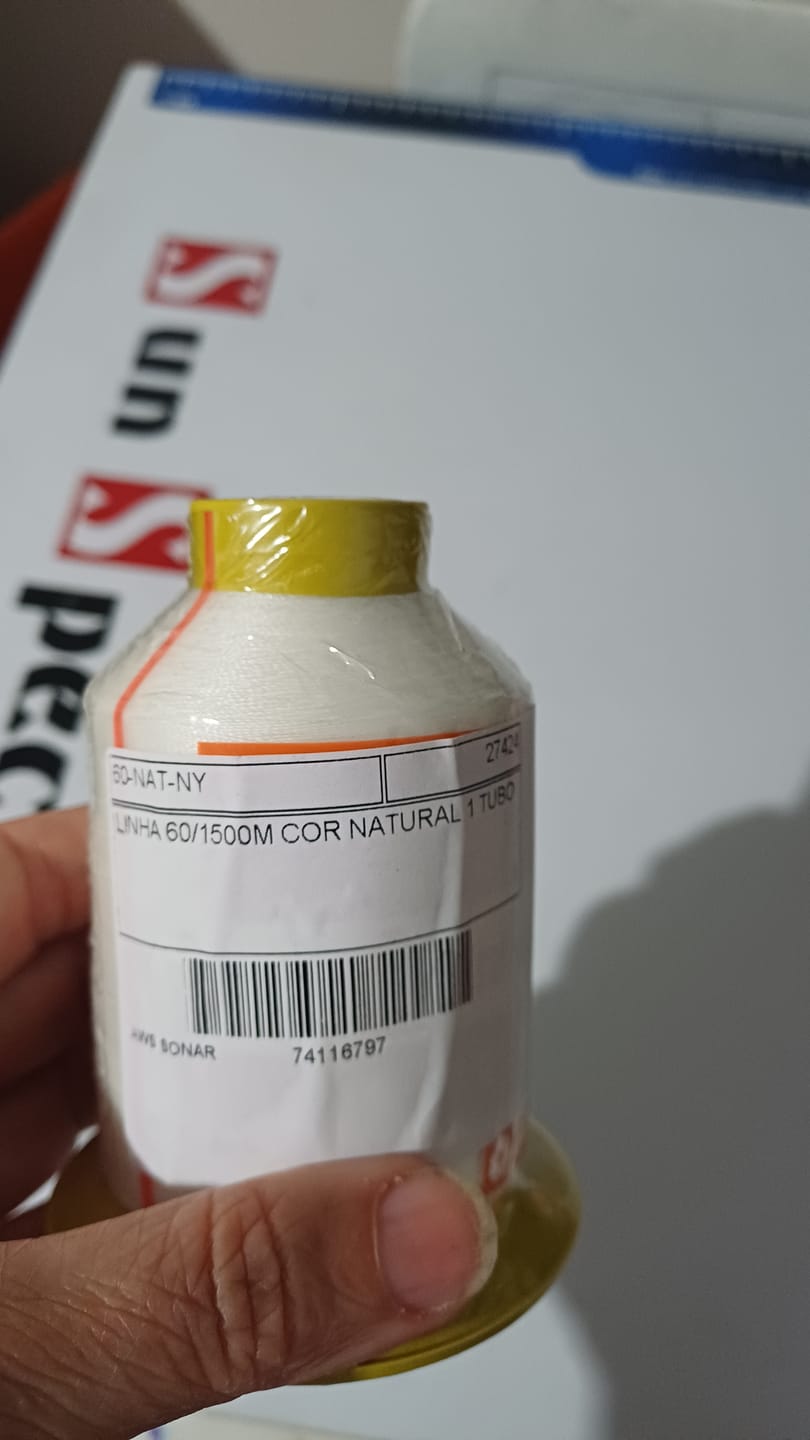 Customer photo review of LINHA 60/1500M COR NATURAL 1 TUBO