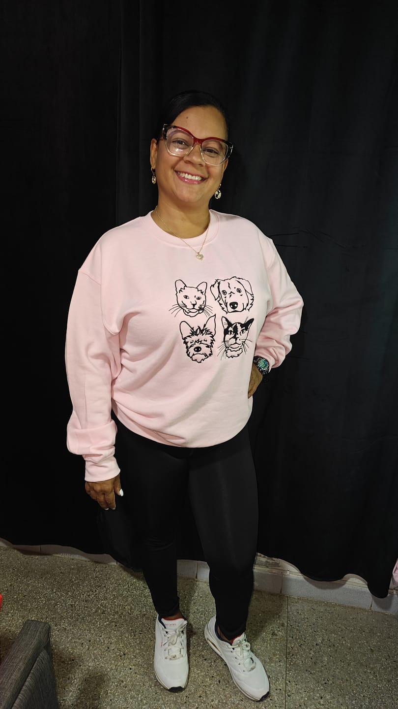 Customer photo review of 🐾 Silueta clásica de Mascota