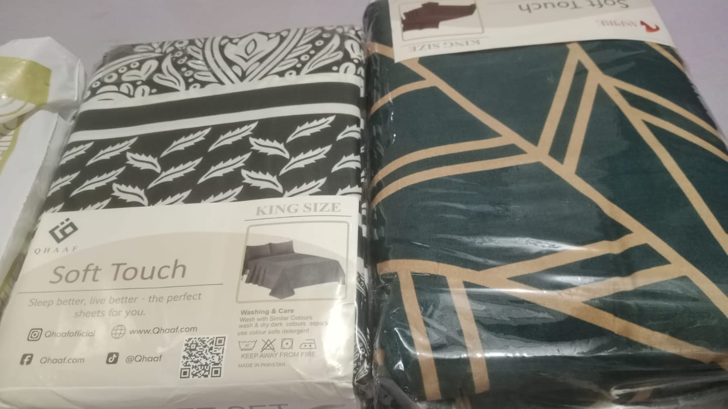 Customer photo review of EMBER bedsheet set - 3 pcs