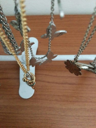 Customer photo review of Collar Abrazo Eterno