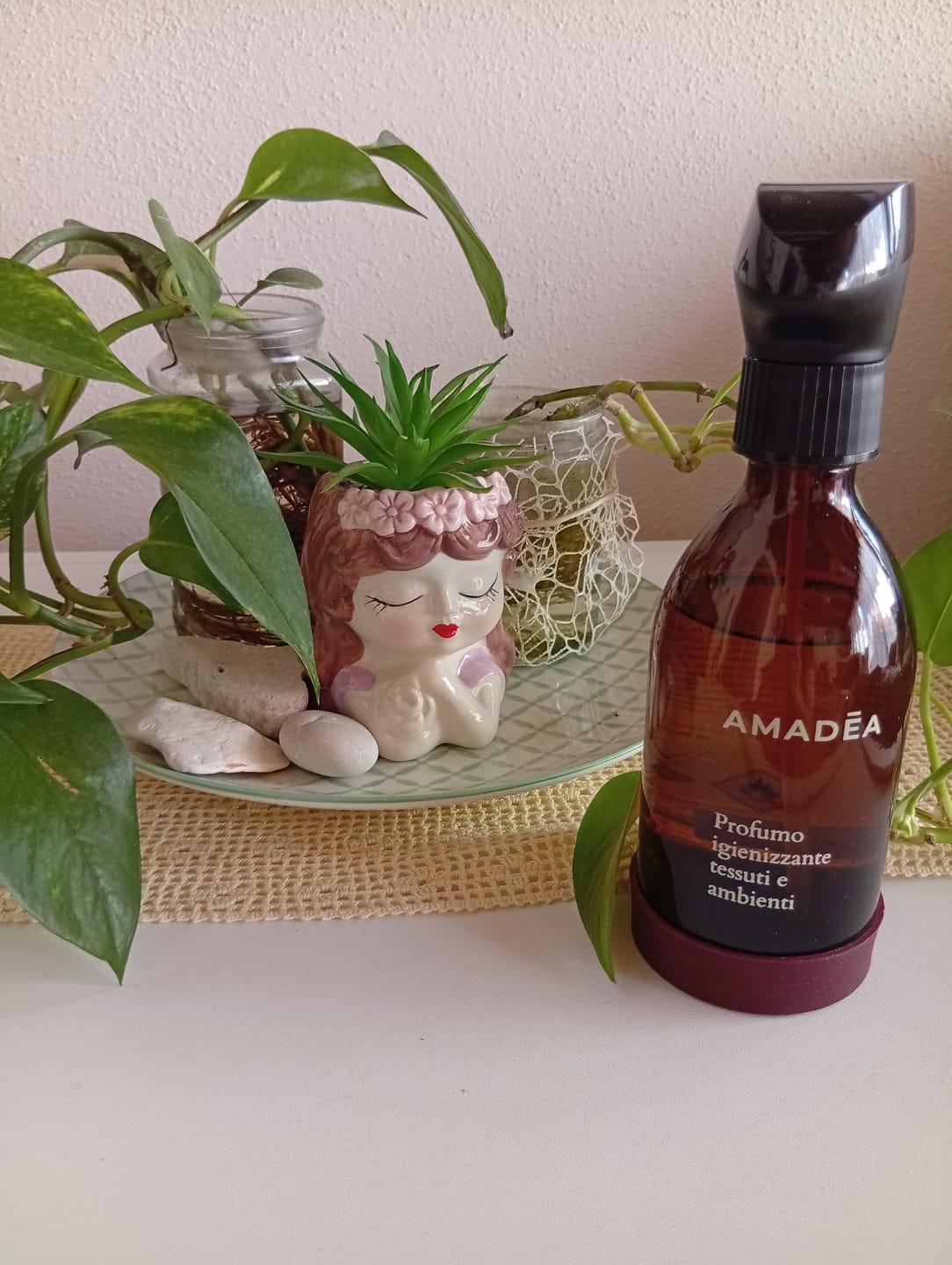 Customer photo review of Profumo "Baci di Talco" - Igienizzante tessuti e ambienti 300ml