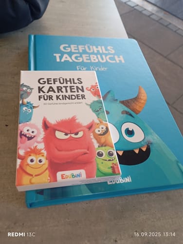 Customer photo review of Edubini Gefühlstagebuch für Kinder