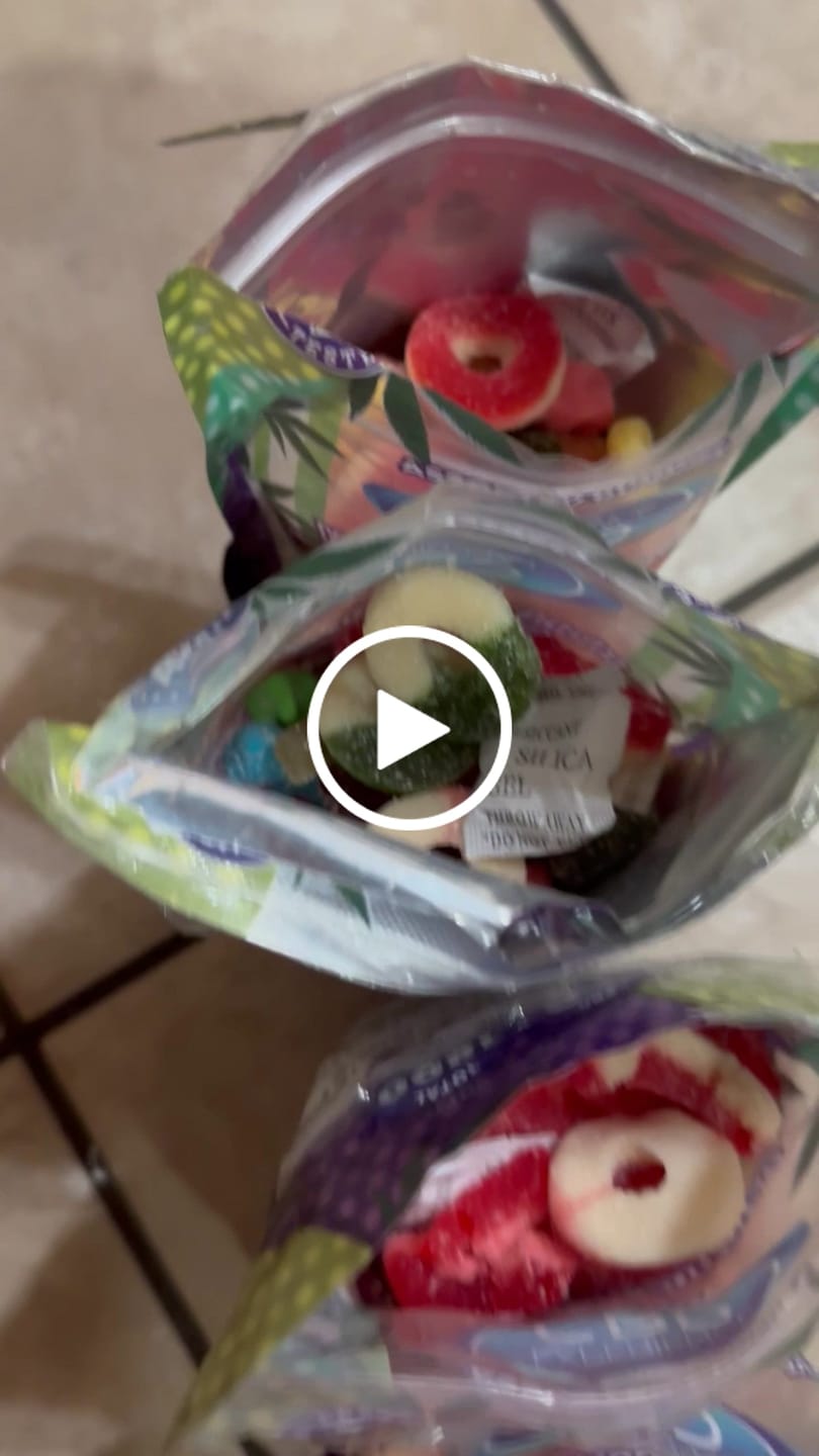 Customer video review of CBD Assorted Gummies (180mg-1800mg)
