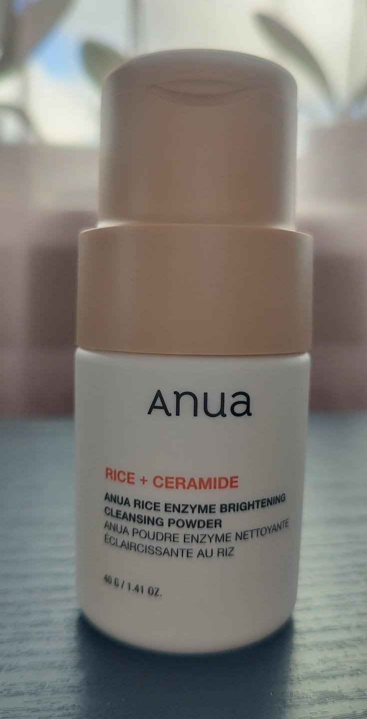 Customer photo review of Enzīmu pūderis ar rīsiem mirdzuma piešķiršanai ādai Anua Rice Enzyme Brightening Cleansing Powder