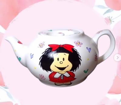 Customer photo review of Pebeo Porcelaine 150 - Pintura para Porcelana 45 ml