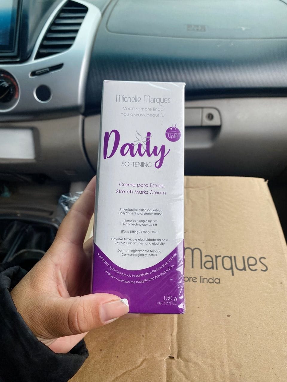 Customer photo review of Kit tratamento e prevenção de estrias