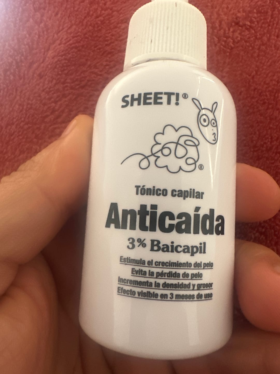 Customer photo review of Pack Anticaída de Cabello para 1 Mes