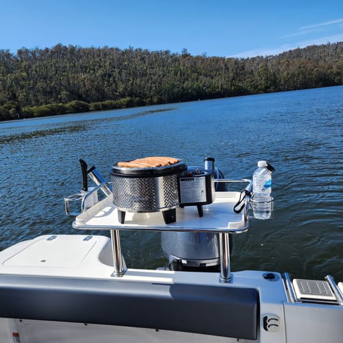 Customer photo review of COBB Grill Gas Bundle with Pizza Stone